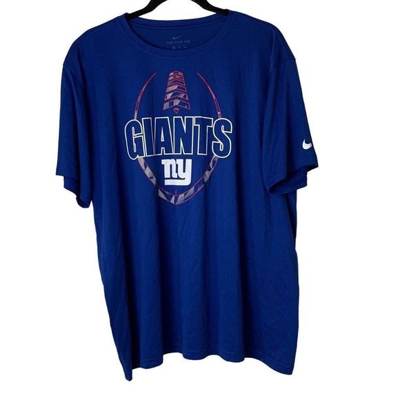 Nike Other - Nike New York Giants Dri-Fit The Nike Tee Blue Short Sleeve XXL